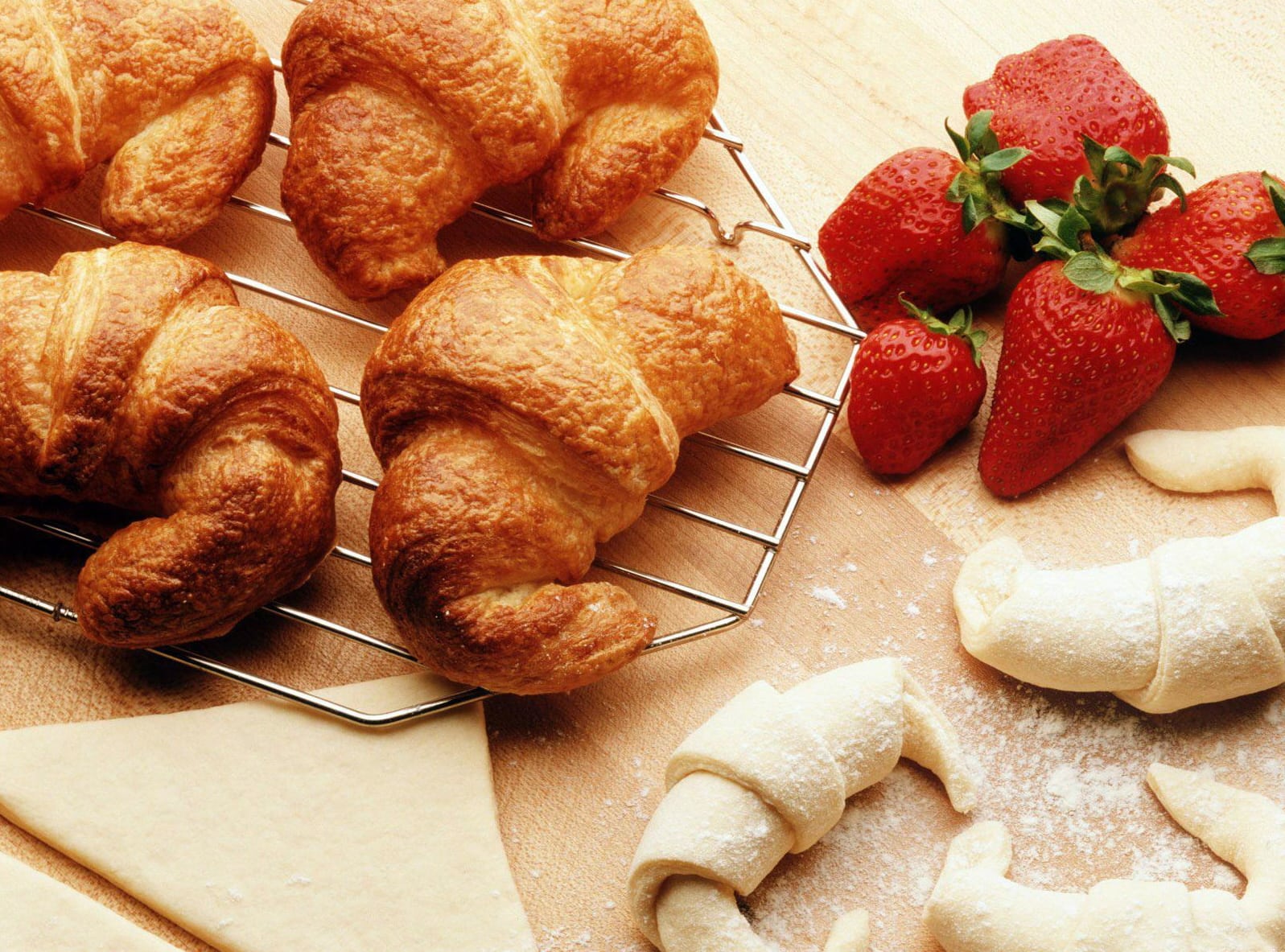 food_bread_strawberries_croissants_desktop_1597x1183_hd wallpaper 1034273 1