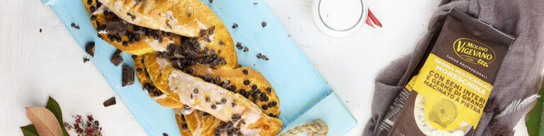 Treccia ripiena al cioccolato