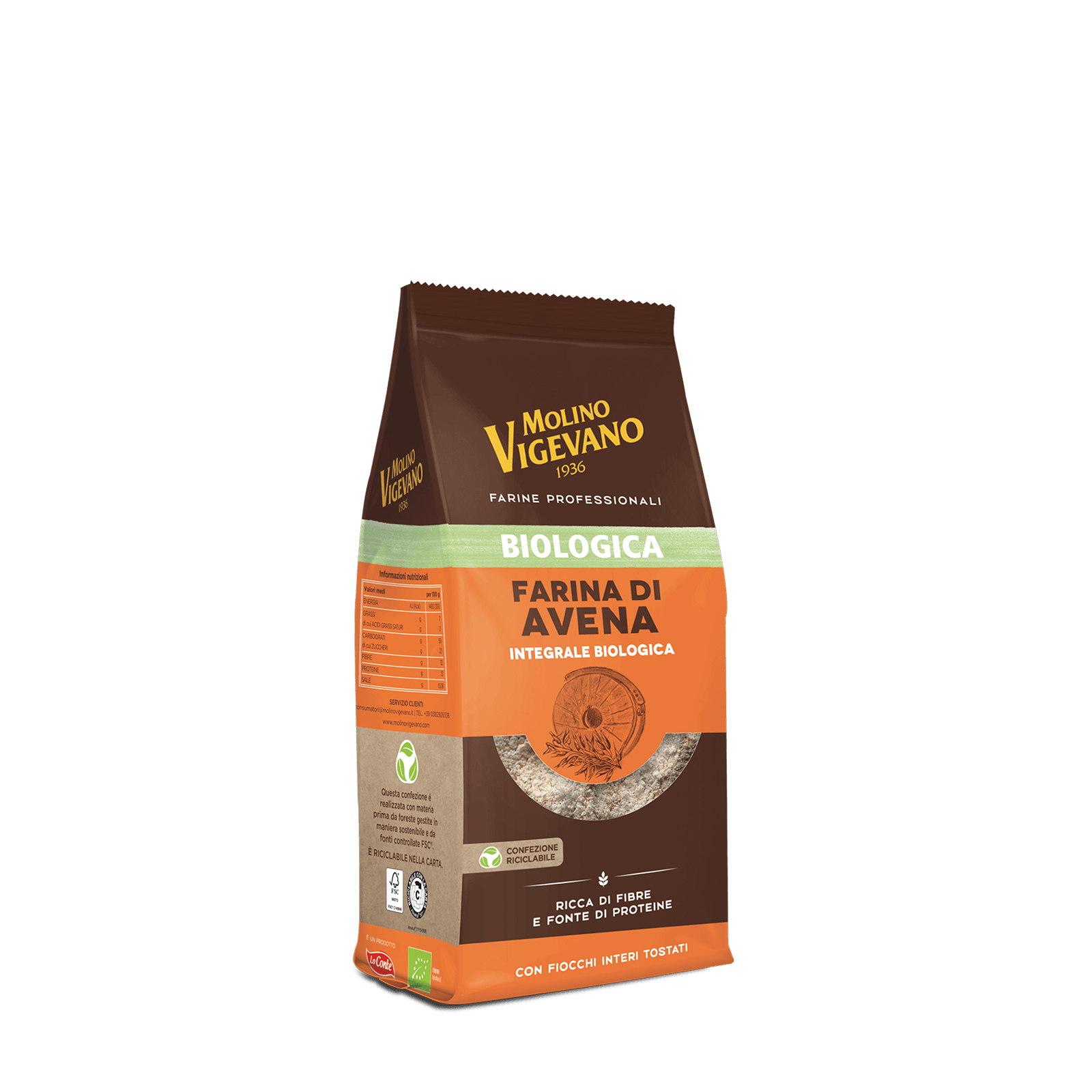 avena dx molino vigevano farina
