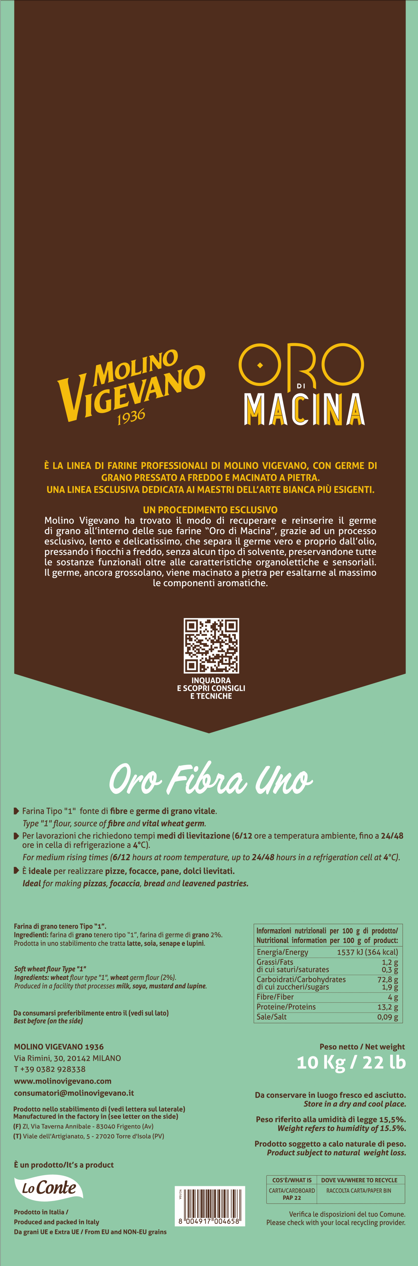 etichetta OroFibraUno 10 molino vigevano scaled