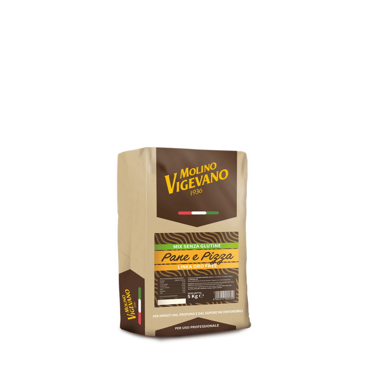 panepizza 5kg dx molino vigevano