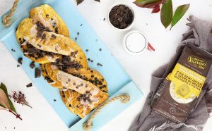 Treccia ripiena al cioccolato